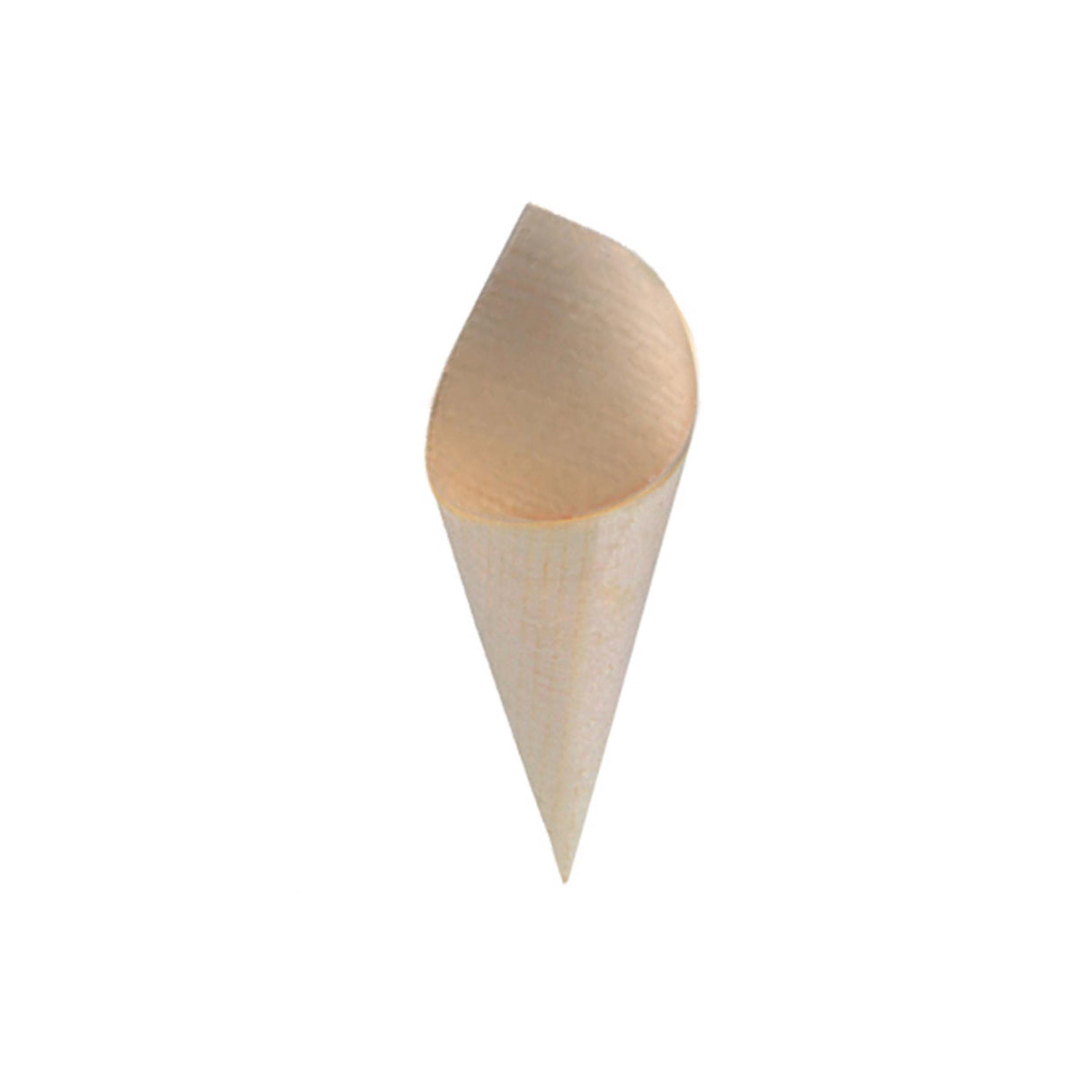 Cones, Food, 5 Ounce, Wood, Natural, 7 x 5.1 x 2.70 Inch,24 - 20 COUNT