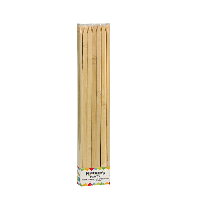 Skewers, Flat, 9.84 Inch, Bamboo,40 - 50 COUNT
