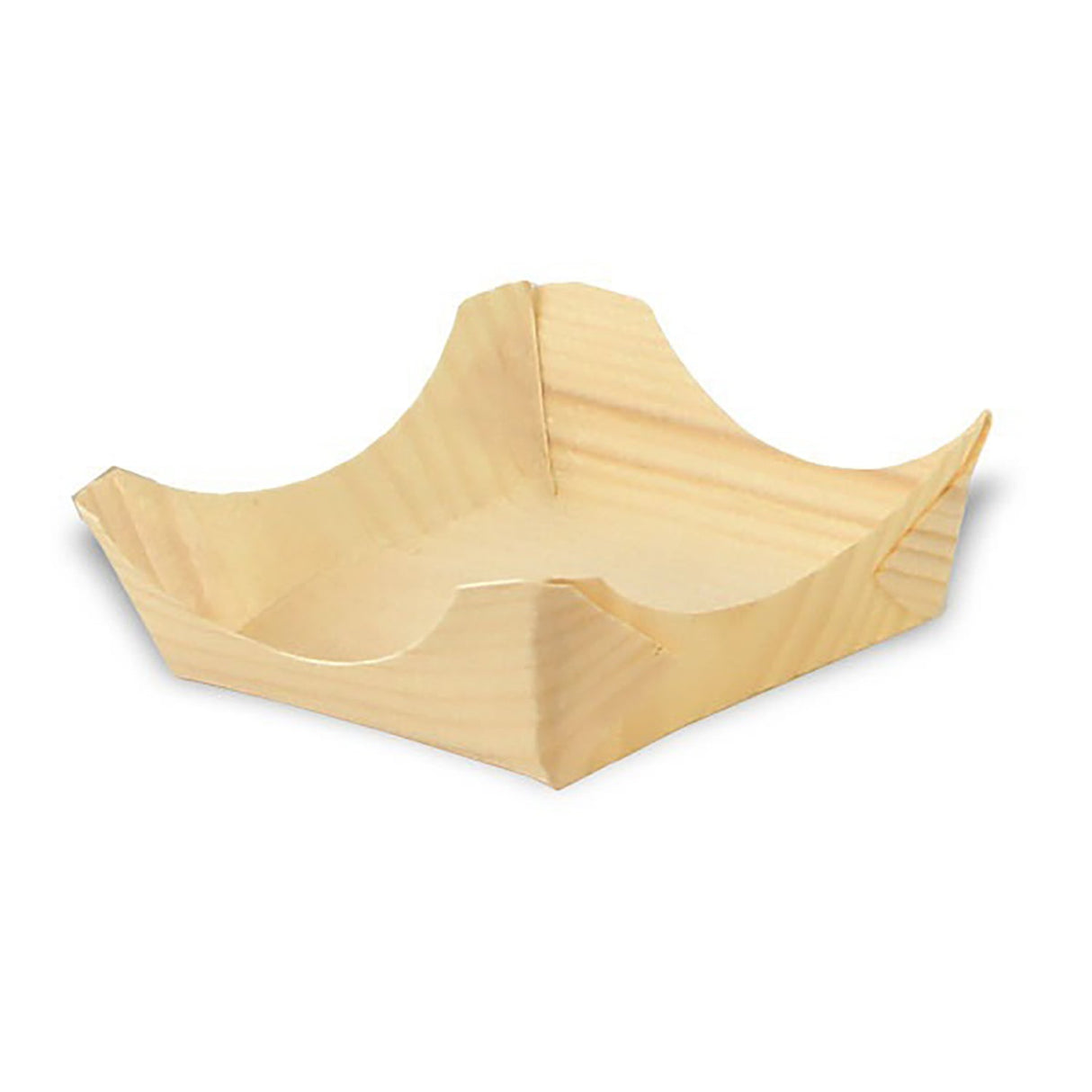 Plates, Cradle, 3.70 Inch, Wood,24 - 12 COUNT