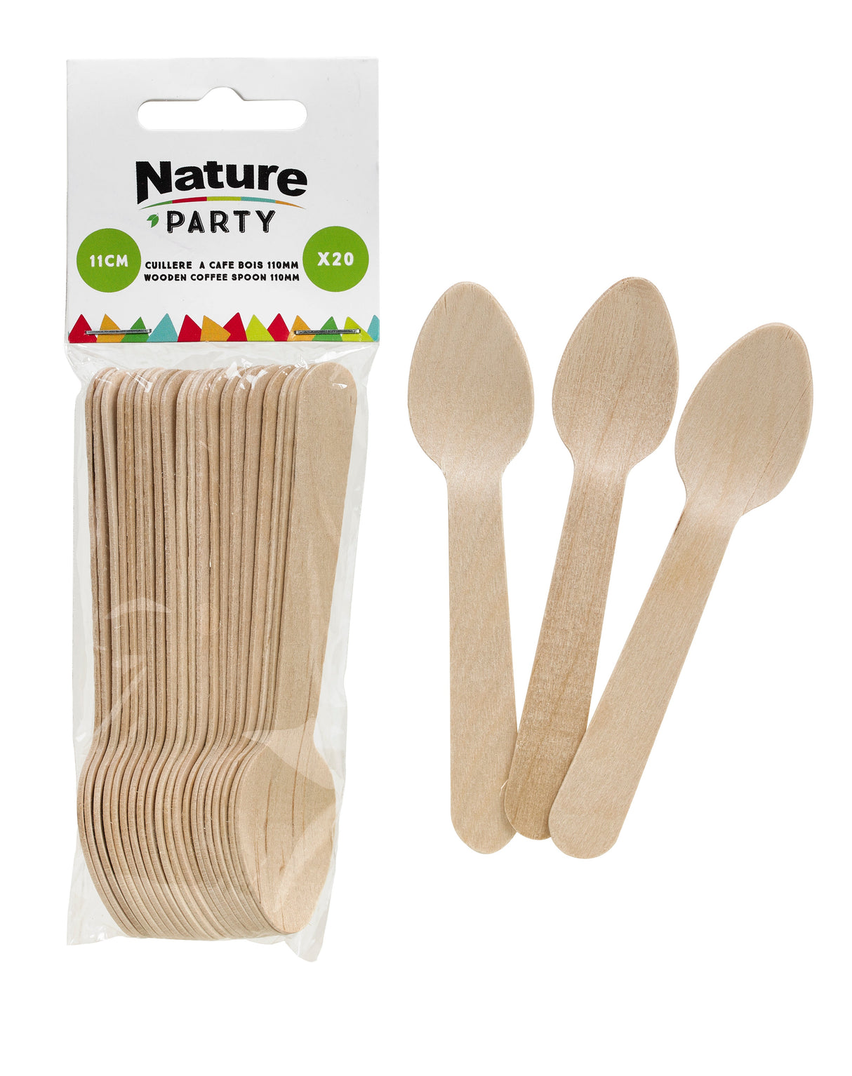 Teaspoons, Wood, 4.33 Inch,25 - 20 COUNT