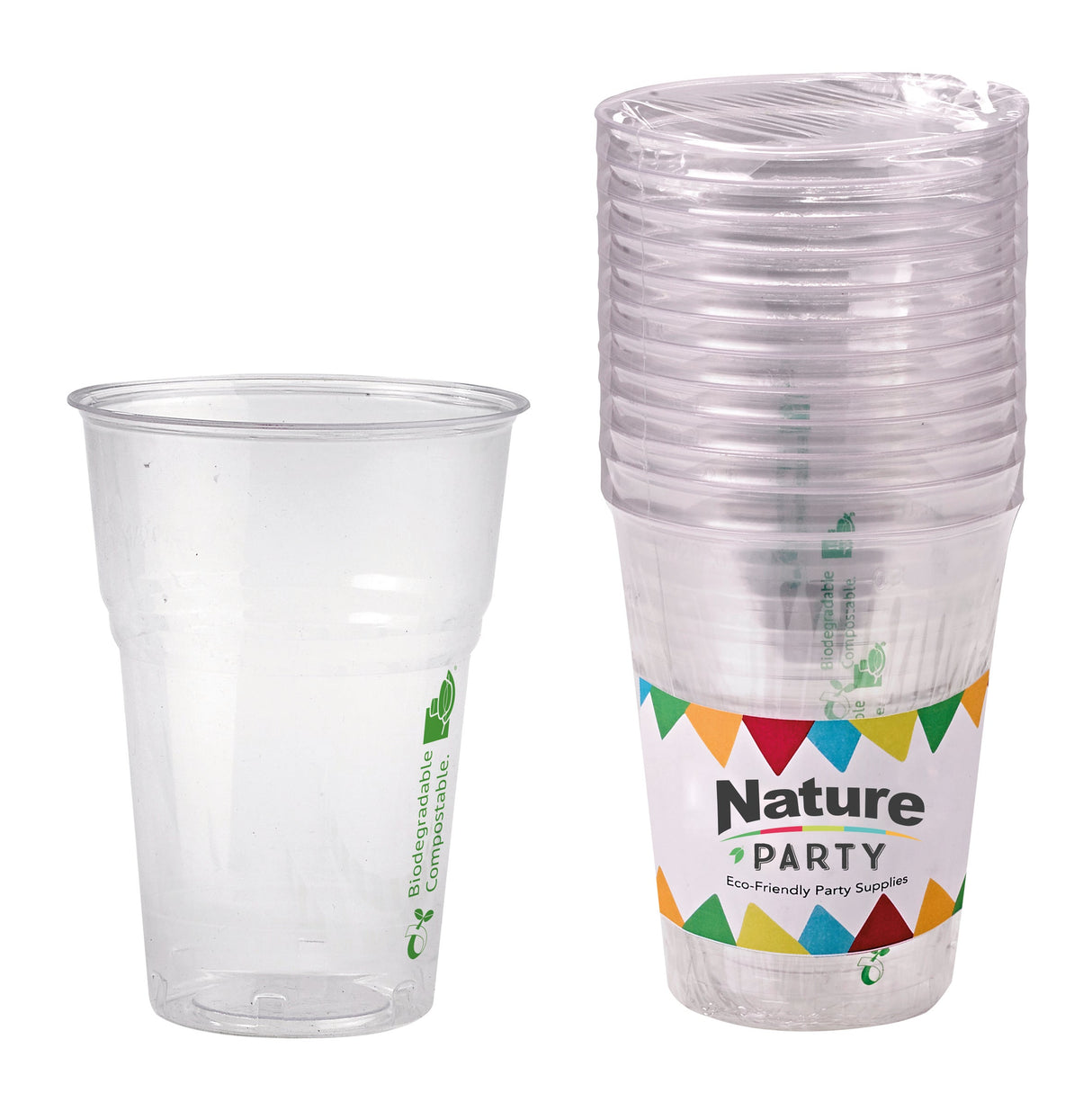 Cups, 19 Ounce, Plastic, Clear, 3.75 x 5.12 Inch, PLA,48 - 12 COUNT
