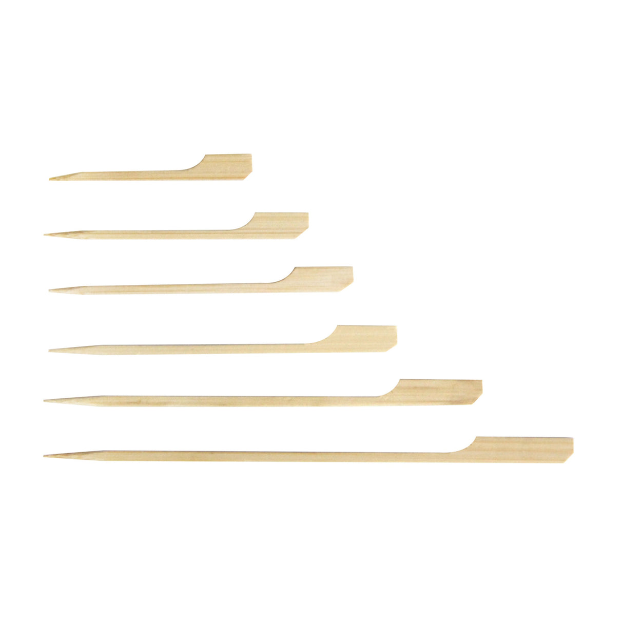 Picks, Paddle, 5.90 Inch, Bamboo,20 - 100 COUNT