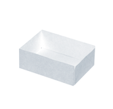 Boxes, Open Pastry, 7.09 x 4.72 x 1.97 Inch, Paper, White,100 - 1 EACH