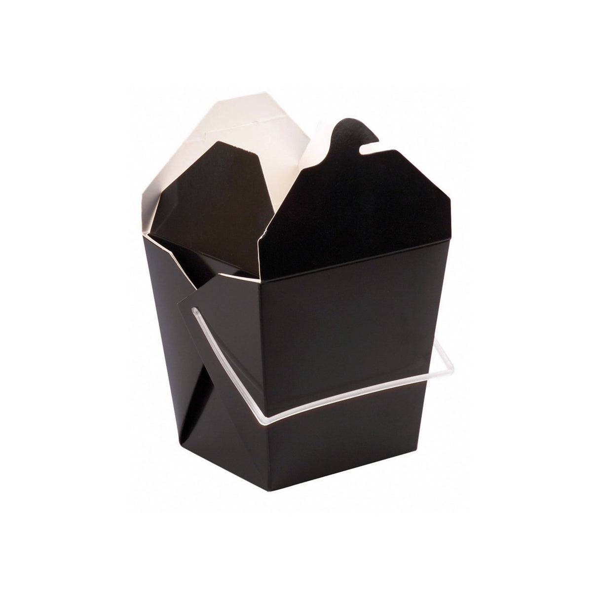 Pail, Noodle, 32 Ounce, Paper, Black, Square,9 - 50 COUNT