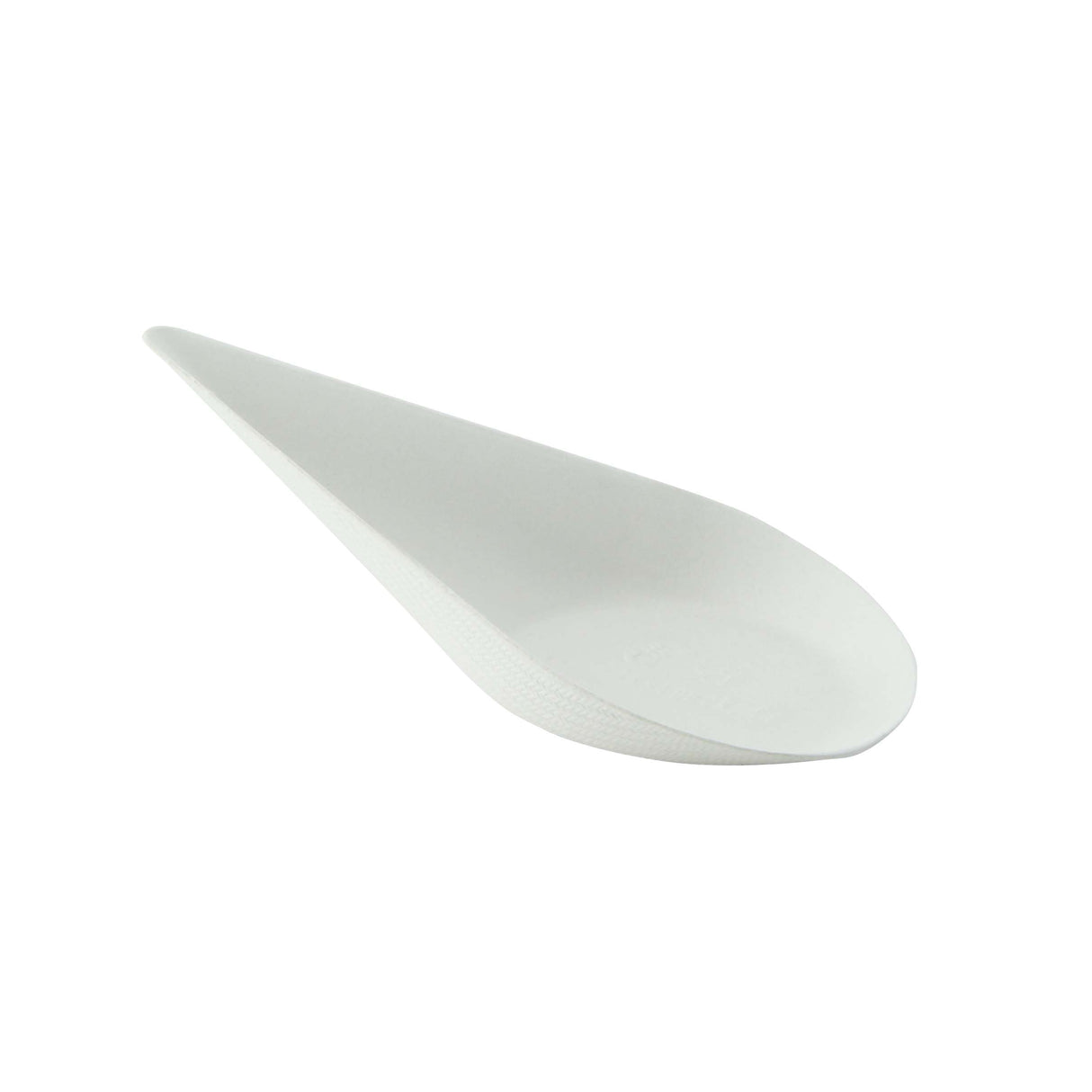 Dishes, Bio n Chic 0.50 Ounce, Sugarcane, White, 4.10 x 1.90 x 1.15 Inch, Drop-Shape,10 - 30 COUNT