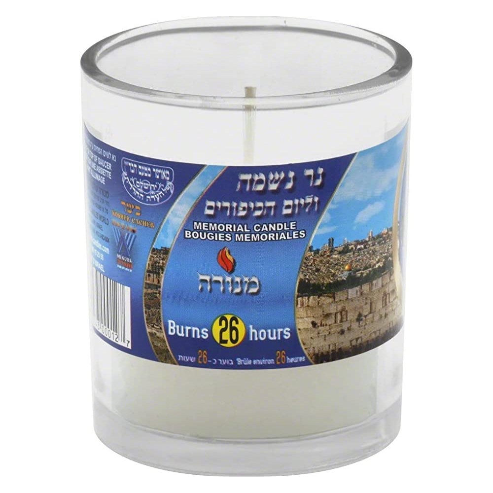 Candles, Memorial, 26 Hour, White,24 - 1 EACH