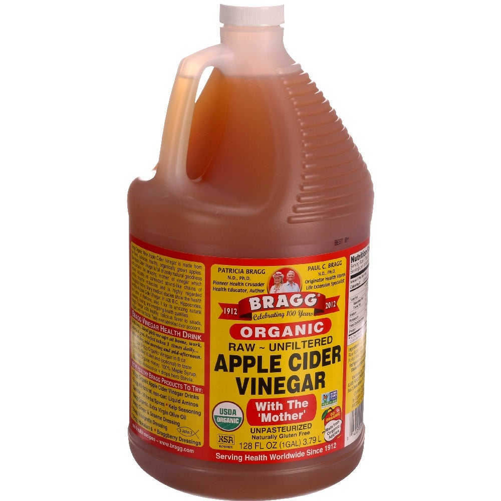 Vinegar, Apple Cider, Raw & Unfiltered,4 - 128 FLUID