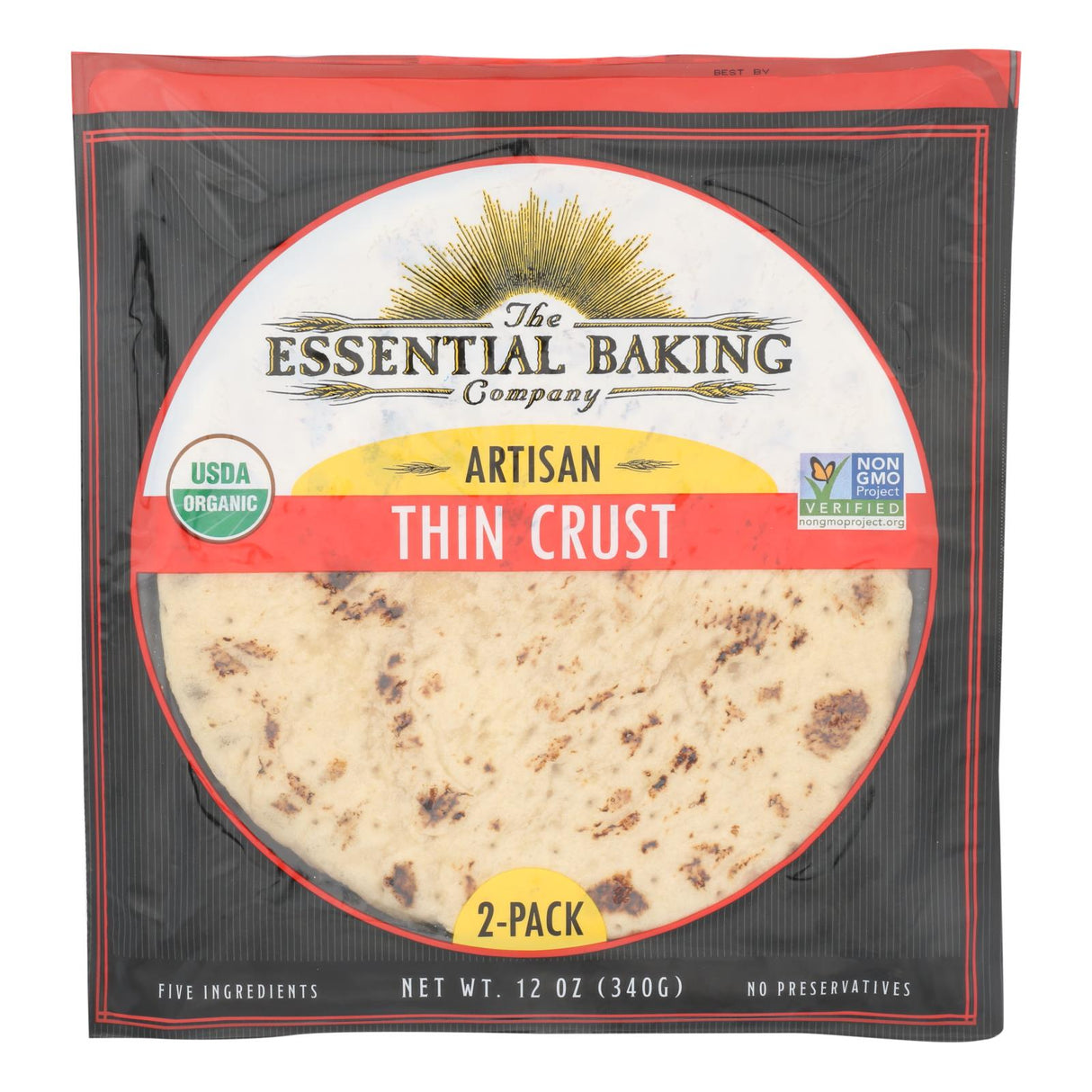 Crust, Pizza, Thin, 6 Ounce,10 - 2 COUNT
