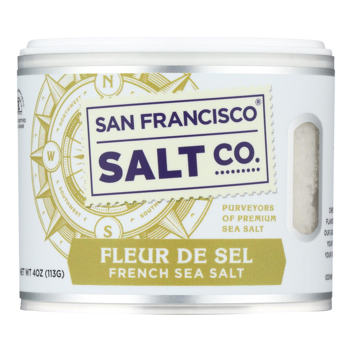 Salt, Sea, Fleur de Sel,6 - 4 OUNCE