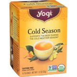 Tea, Spicy-Sweet, Cold Season, Individually Wrapped with String, 1.12 Ounce,6 - 16 COUNT