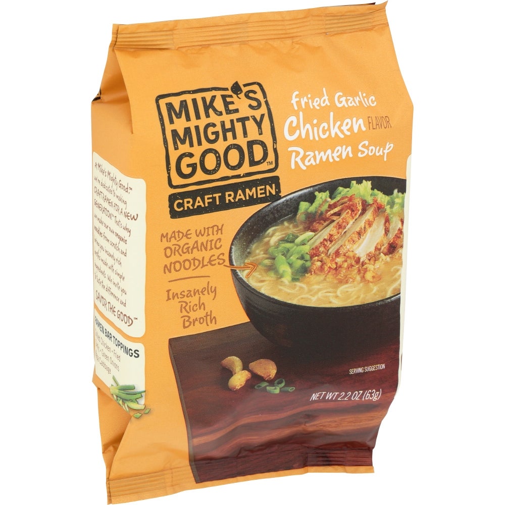 Soup, Ramen Noodle, Craft Ramen, Fried Garlic Chicken Flavor,7 - 2.2 OUNCE
