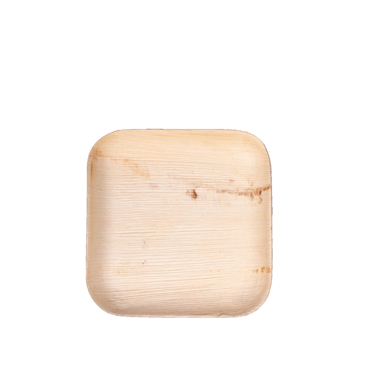 Plates, 5 x 5 Inch, Palm Leaf, Natural, Square,12 - 25 COUNT