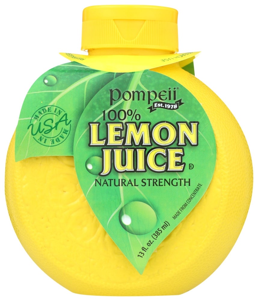 Juice, Lemon, 100%, Shelf-Stable,12 - 13 FLUID