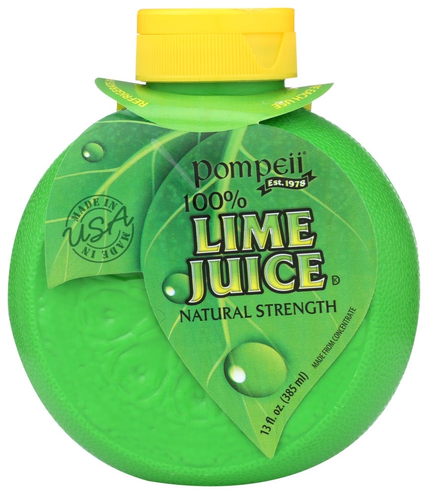 Juice, Lime, 100%, Shelf-Stable,12 - 13 FLUID
