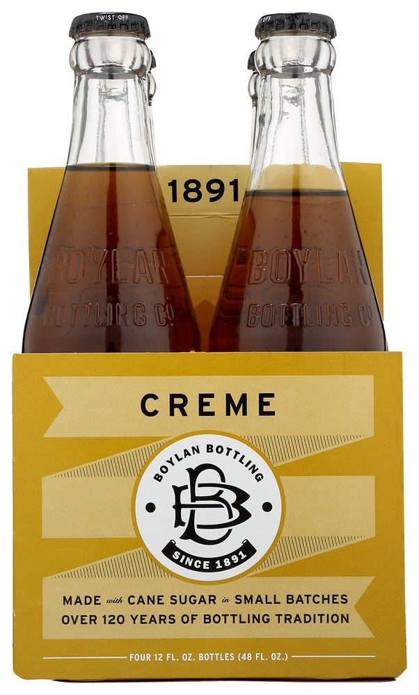 Soft Drink, Creme Soda, Single-Serve, Glass, 12 Fluid Ounce,6 - 4 COUNT