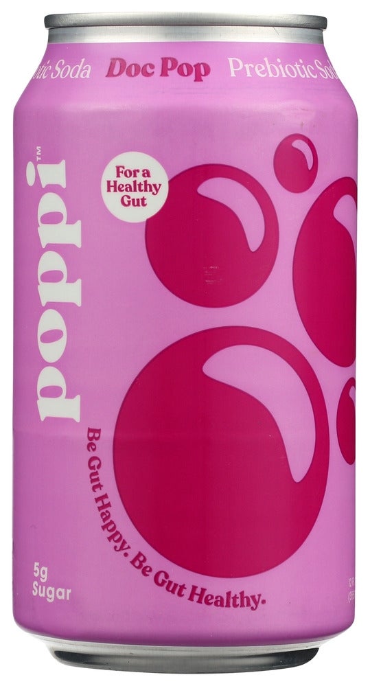 Soft Drink, Doc Pop, Prebiotic, Single-Serve, Can,12 - 12 FLUID