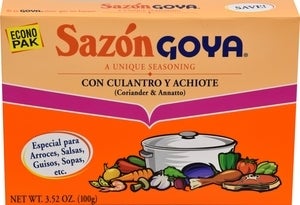 Seasoning Blend, Sazon, with Coriander & Annatto,18 - 3.52 OUNCE