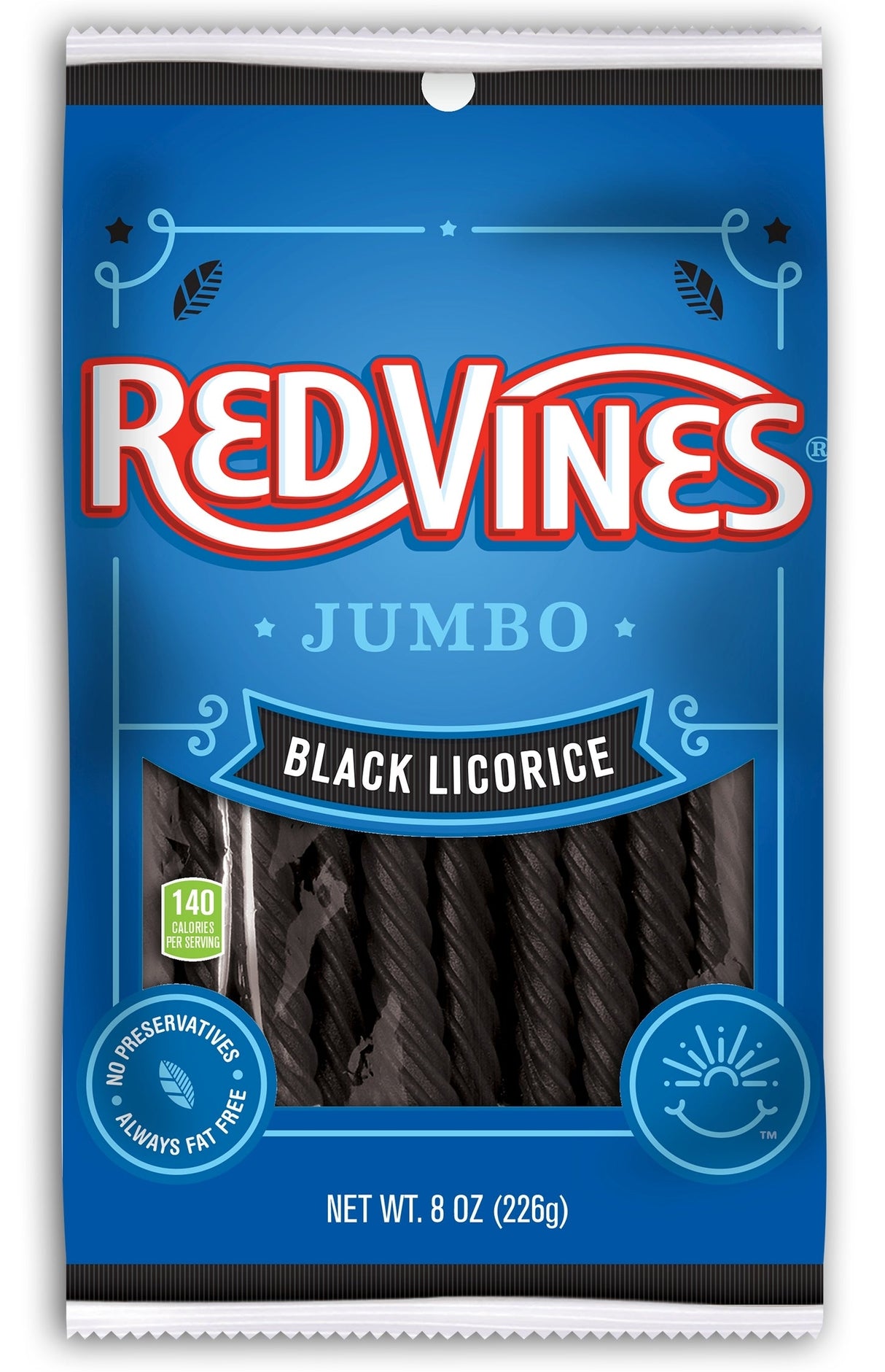 Candy, Licorice Twists, Black, Jumbo,12 - 8 OUNCE