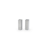 Shaker Sets, Salt & Pepper, 3 Inch, Brushed Silver, Stainless Steel,6 - 1 COUNT