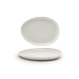 Plates, Low, Porcelain, 13 Inch, Scallop, Oval,2 - 1 COUNT
