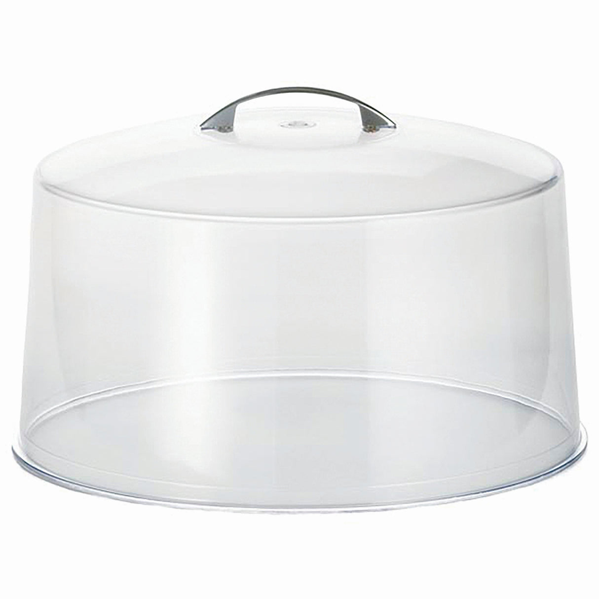 Covers, Cake, 12 Inch, Clear, with Metal Handle, 12 Linear Inch,6 - 1 EACH