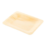 Plates, Food, 3.5 Inch, Wood, Natural, Rectangle, 3.5 Linear Inch,1 - 200 COUNT