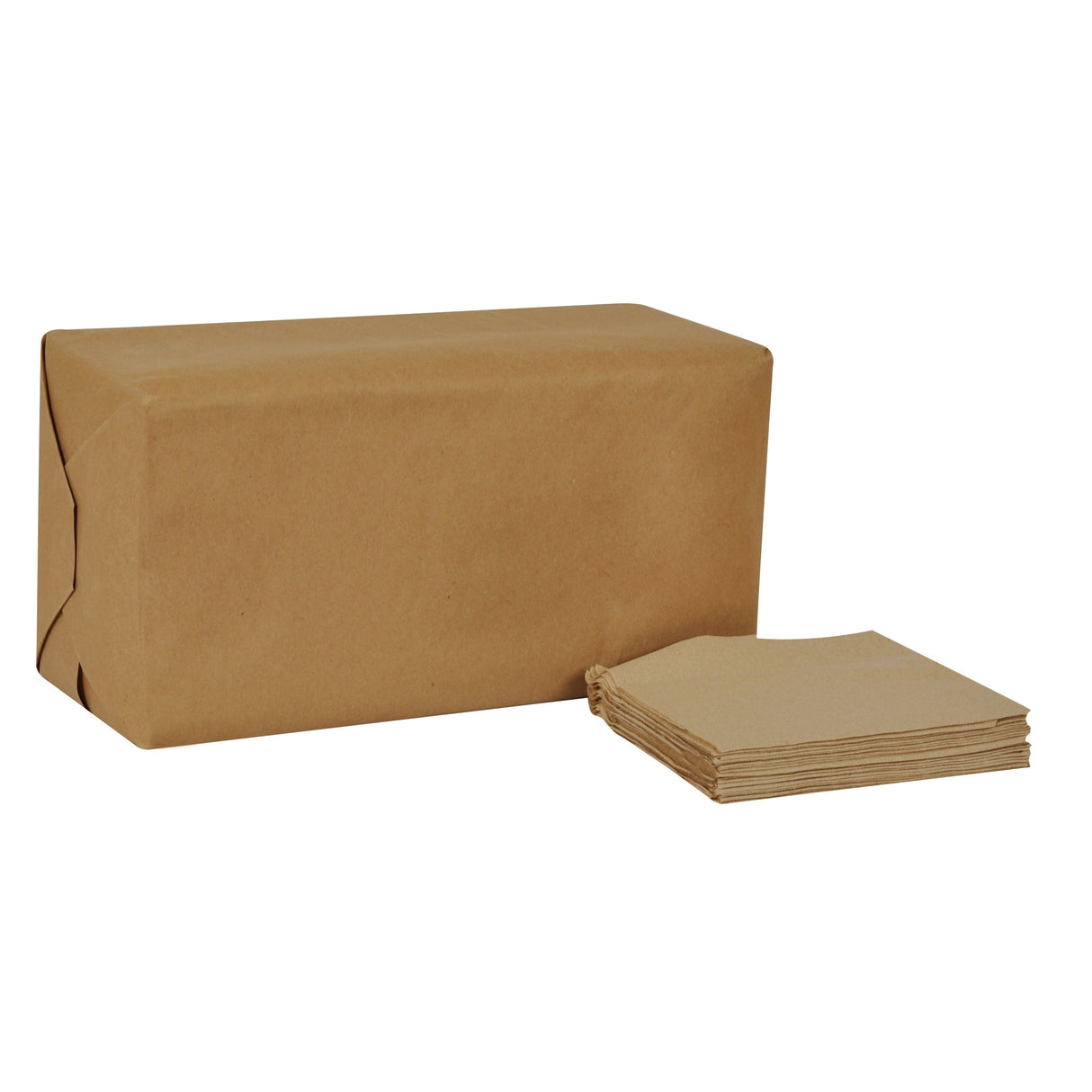 Napkins, Masterfold Dispenser, 1-Ply, Natural, 13 x 12 Inch,12 - 500 COUNT