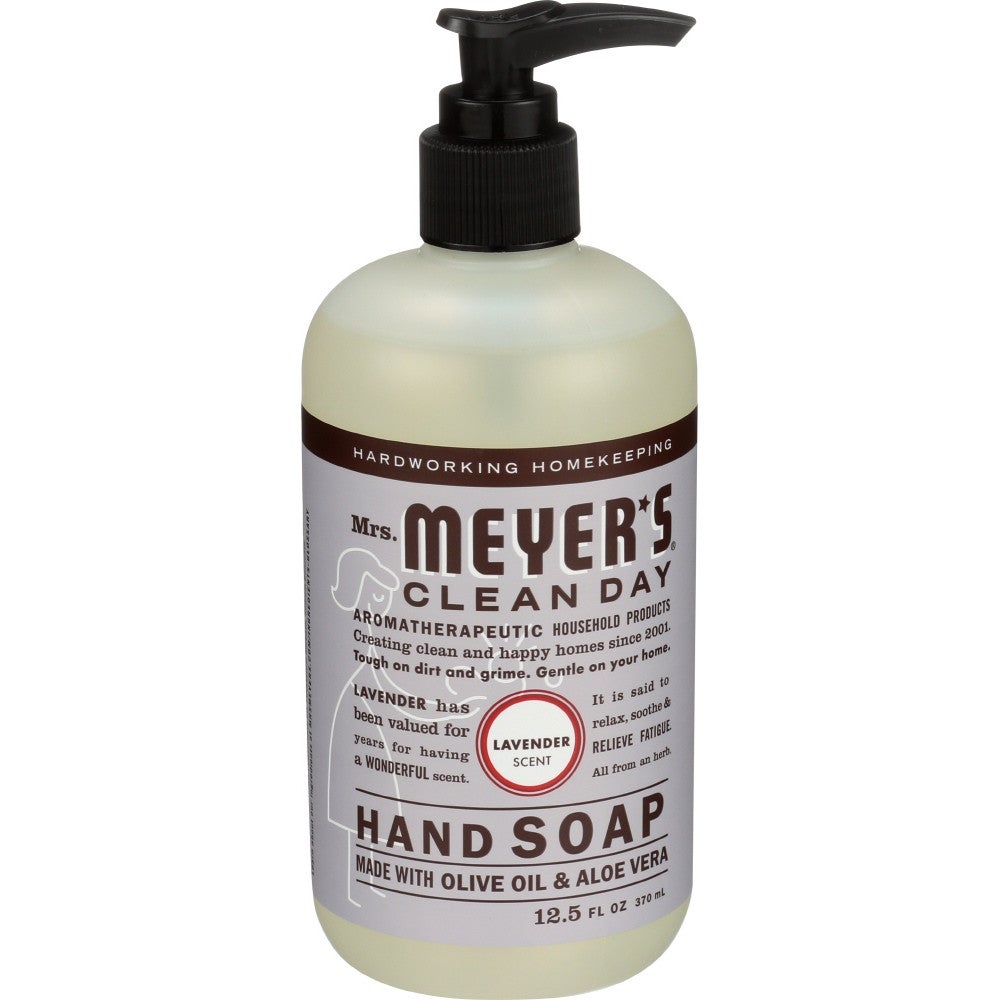 Hand Soap, Liquid, Lavendar, with Olive Oil & Aloe Vera,6 - 12.5 FLUID