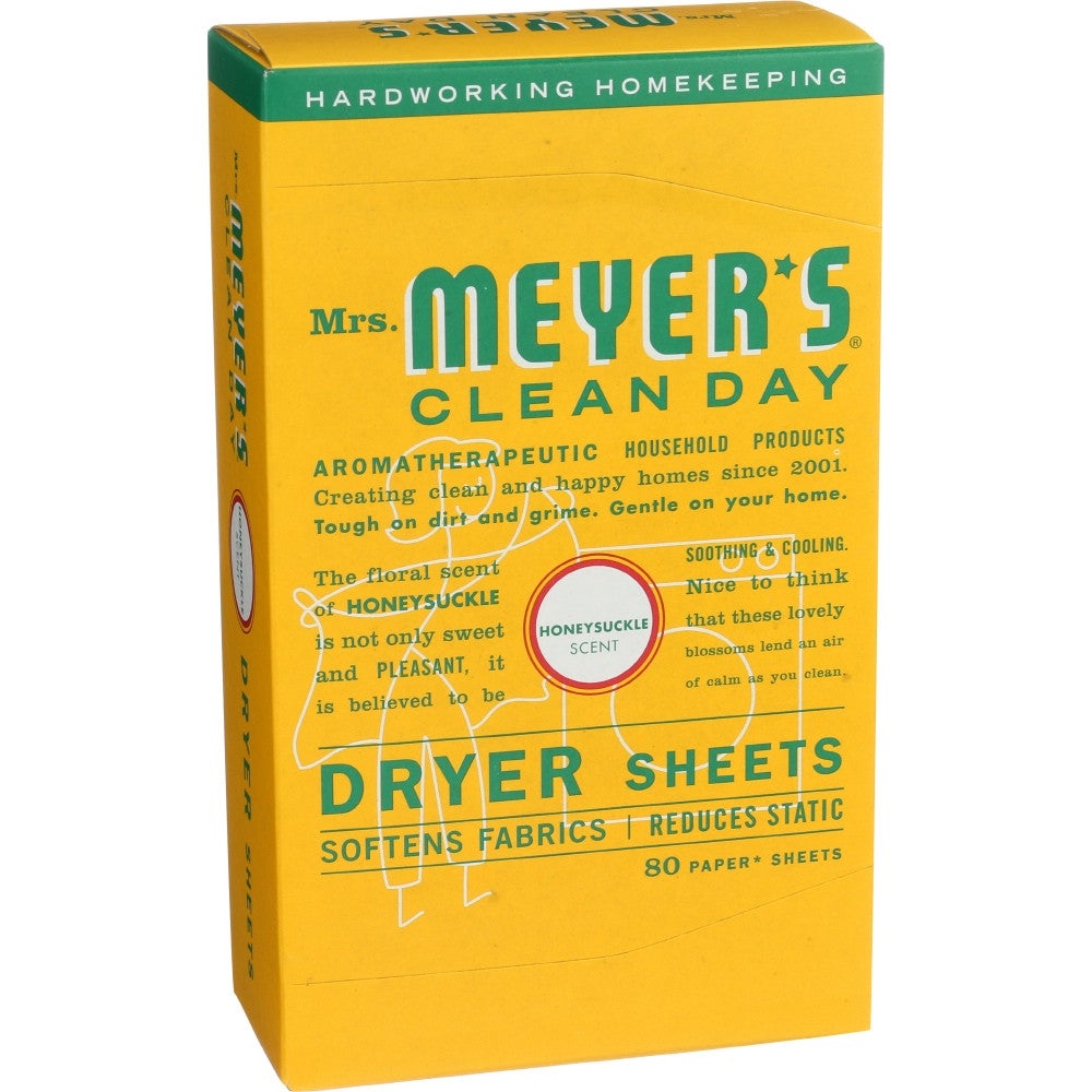Dryer Sheet, Honeysuckle Scemt,12 - 80 COUNT