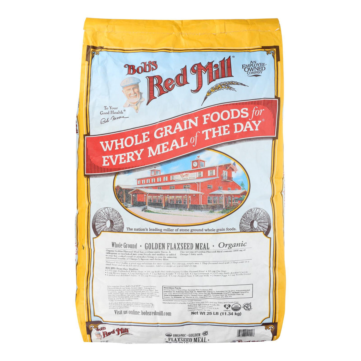 Flaxseed Meal, Golden, Ground,1 - 25 POUND