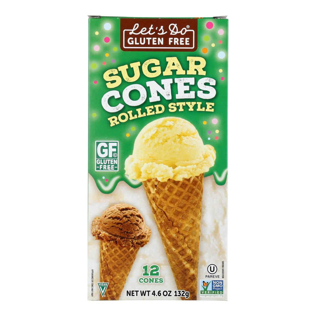 Ice Cream Cones, Sugar,12 - 12 COUNT
