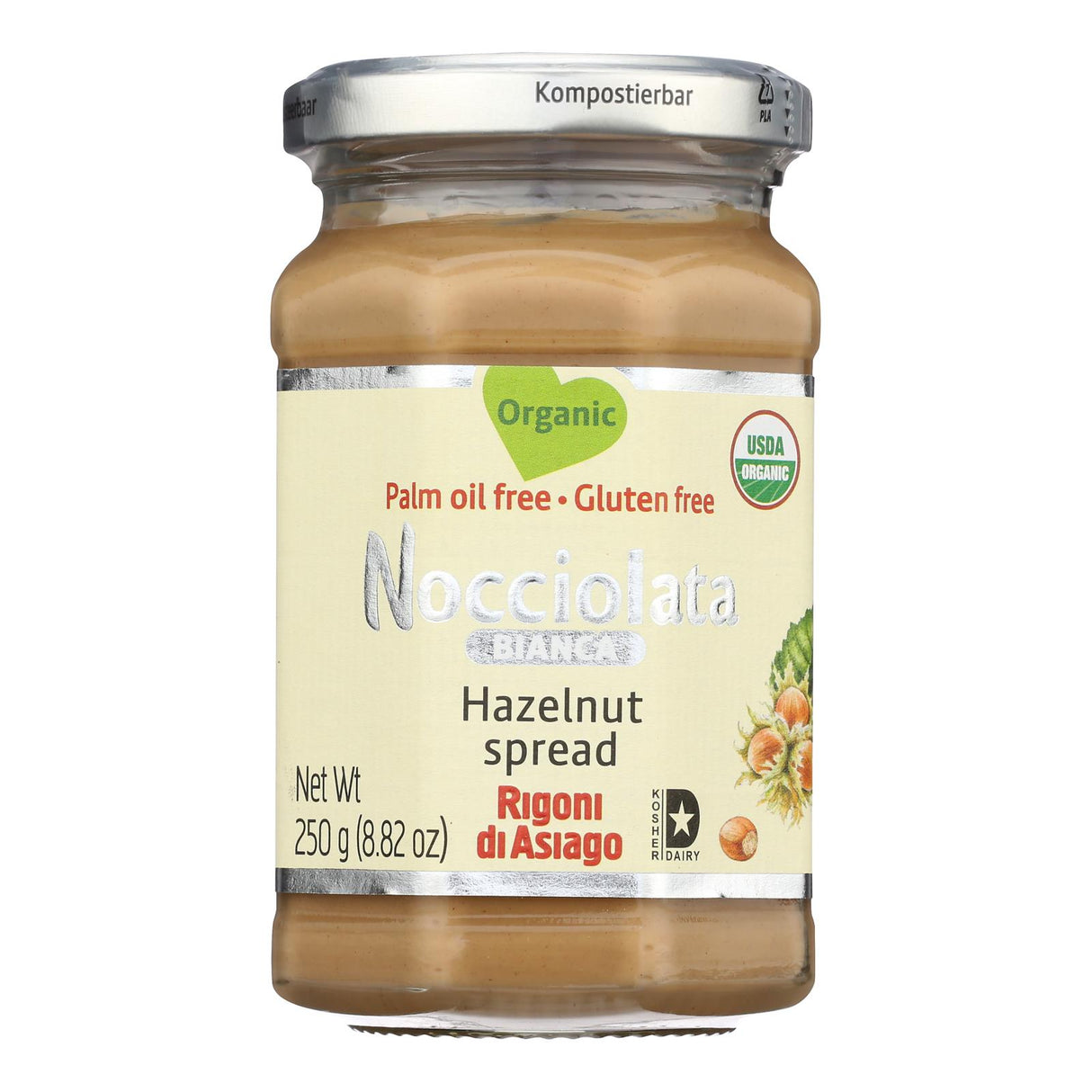 Spread, Hazelnut, Bianca,6 - 8.82 OUNCE