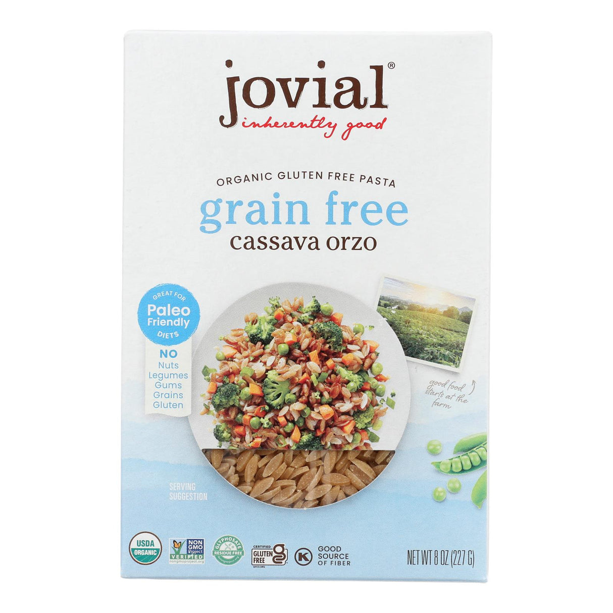 Pasta, Orzo, Cassava,12 - 8 OUNCE