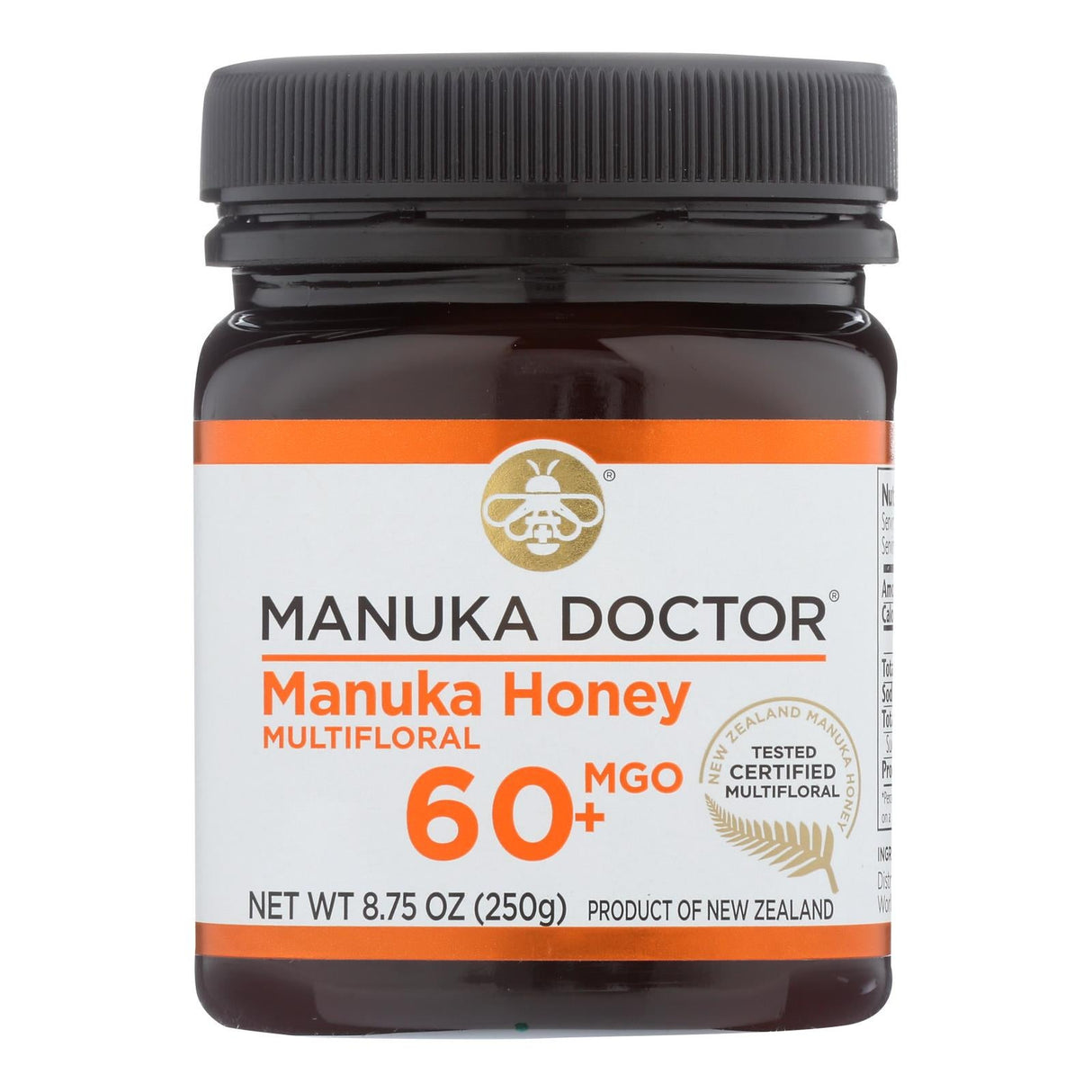Honey, Manuka, MGO 60+,6 - 8.75 OUNCE