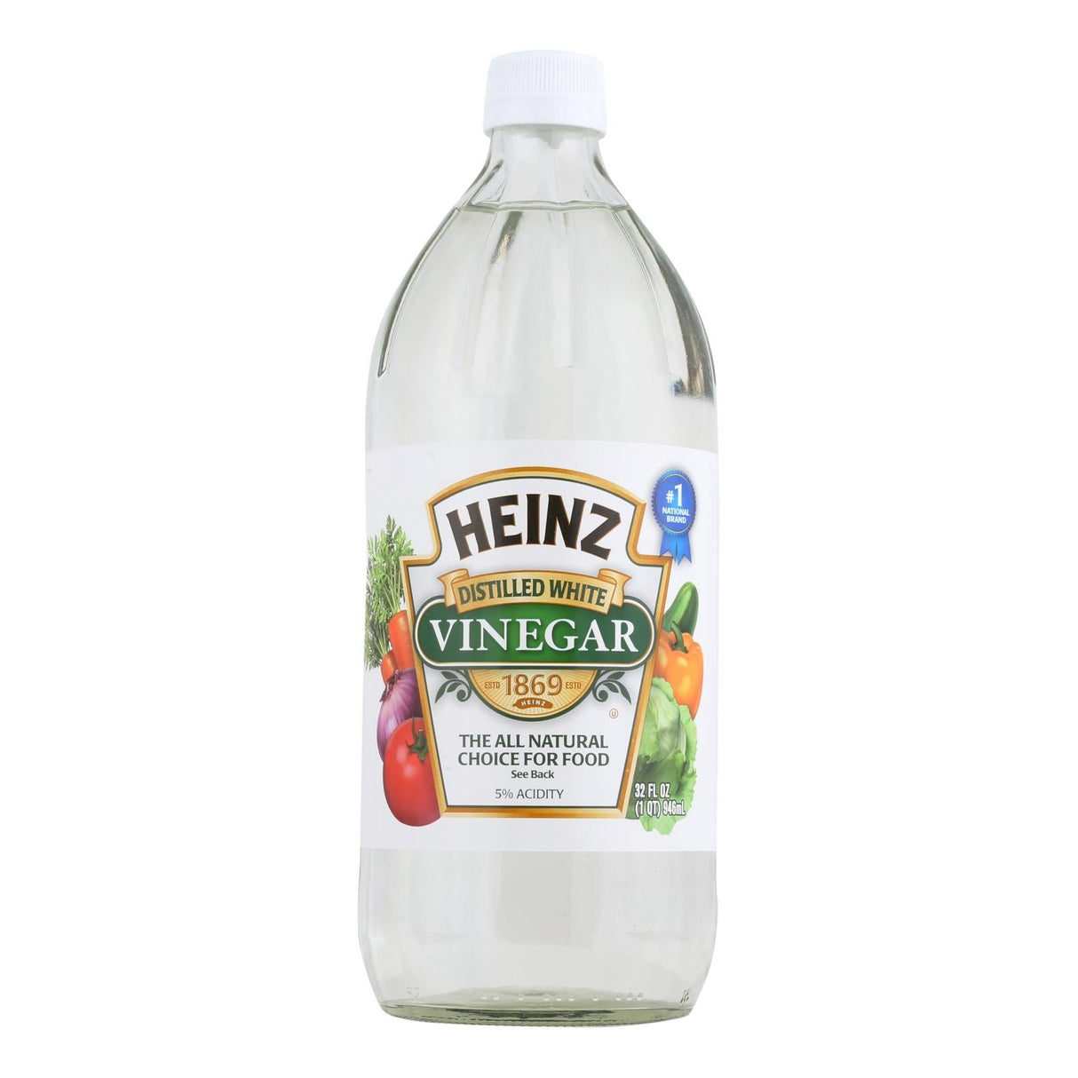 Vinegar, Distilled White,12 - 32 FLUID