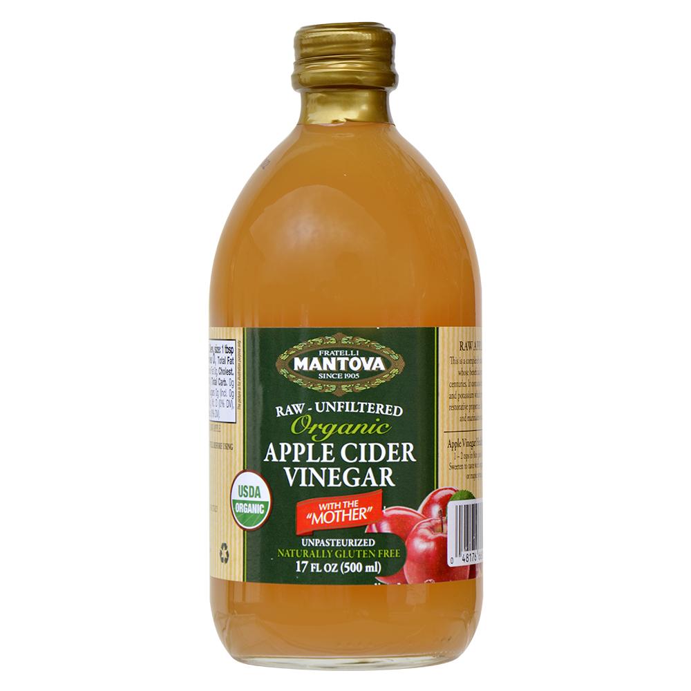 Vinegar, Apple Cider, Raw & Unfiltered, contains Mother,6 - 17 FLUID