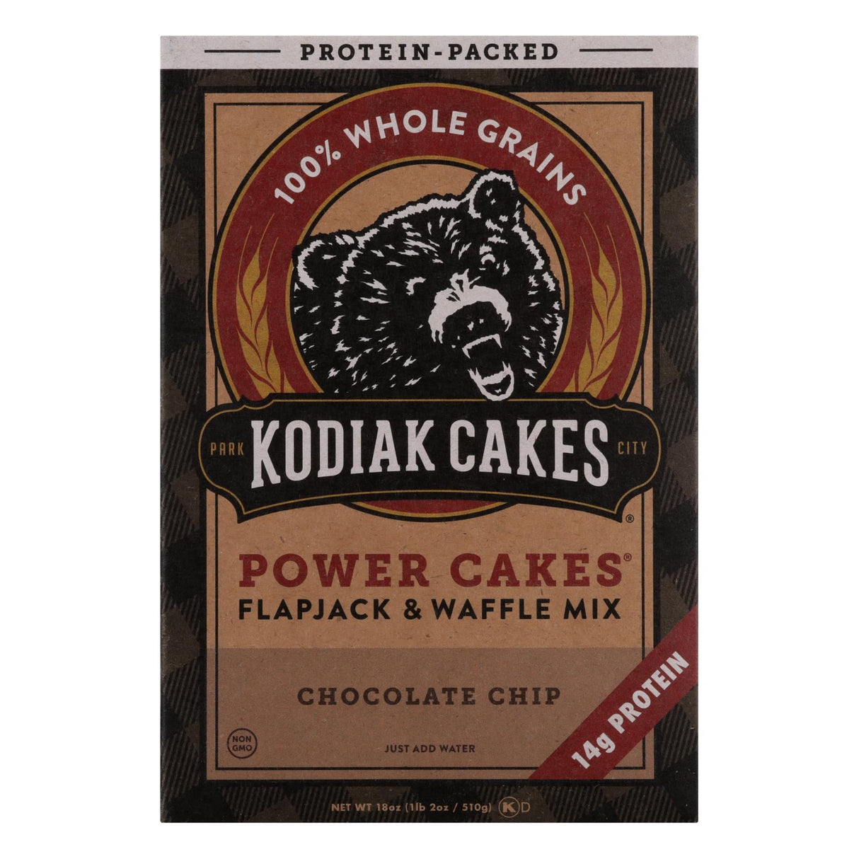 Mix, Pancake & Waffle, Power Cakes Protein, Chocolate Chip,6 - 18 OUNCE