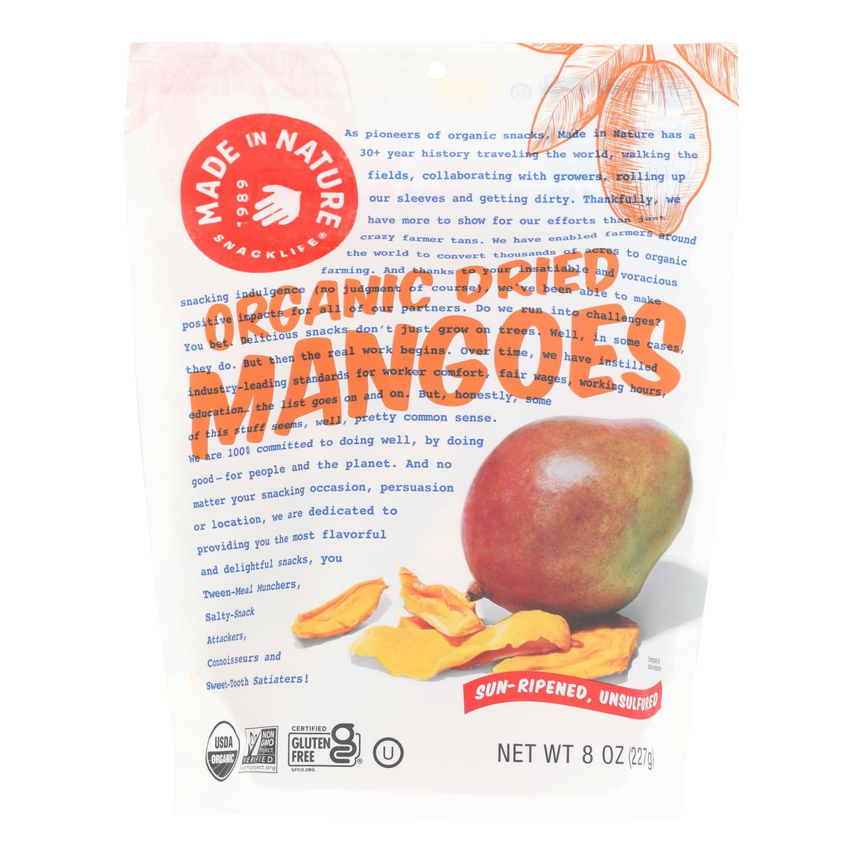 Mango, Dried,6 - 8 OUNCE