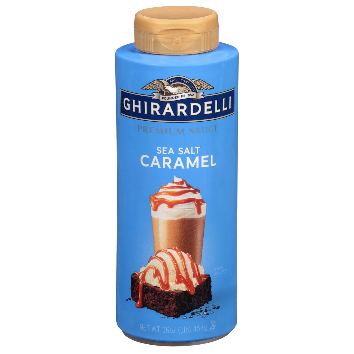 Sauce, Caramel, Sea Salt, Squeeze Bottle,6 - 16 OUNCE