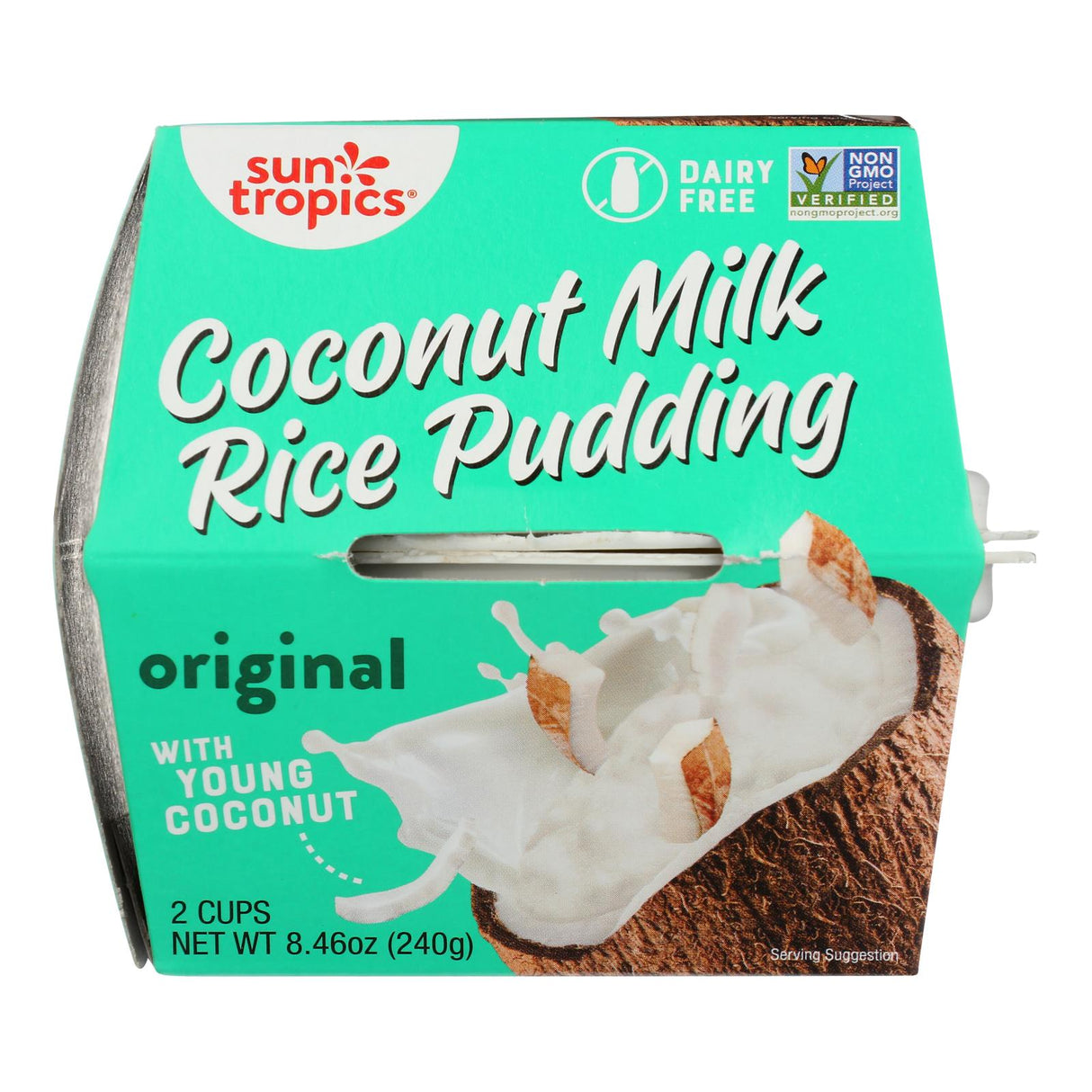 Pudding, Rice, Coconut Milk, contains Young Coconut, Single-Serve, Cup, 4.23 Ounce,6 - 2 COUNT