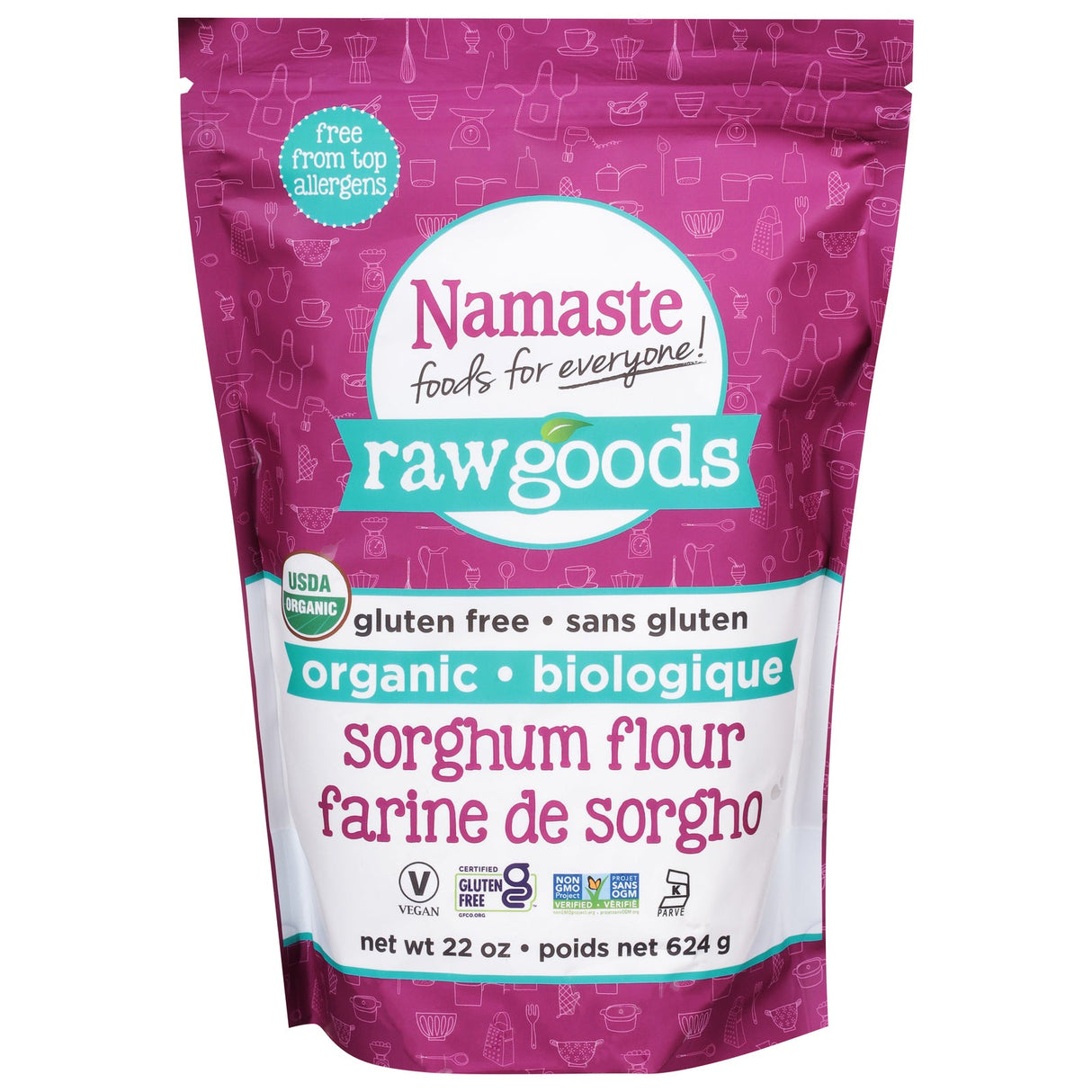 Flour, Sorghum, Resealable Package,6 - 22 OUNCE