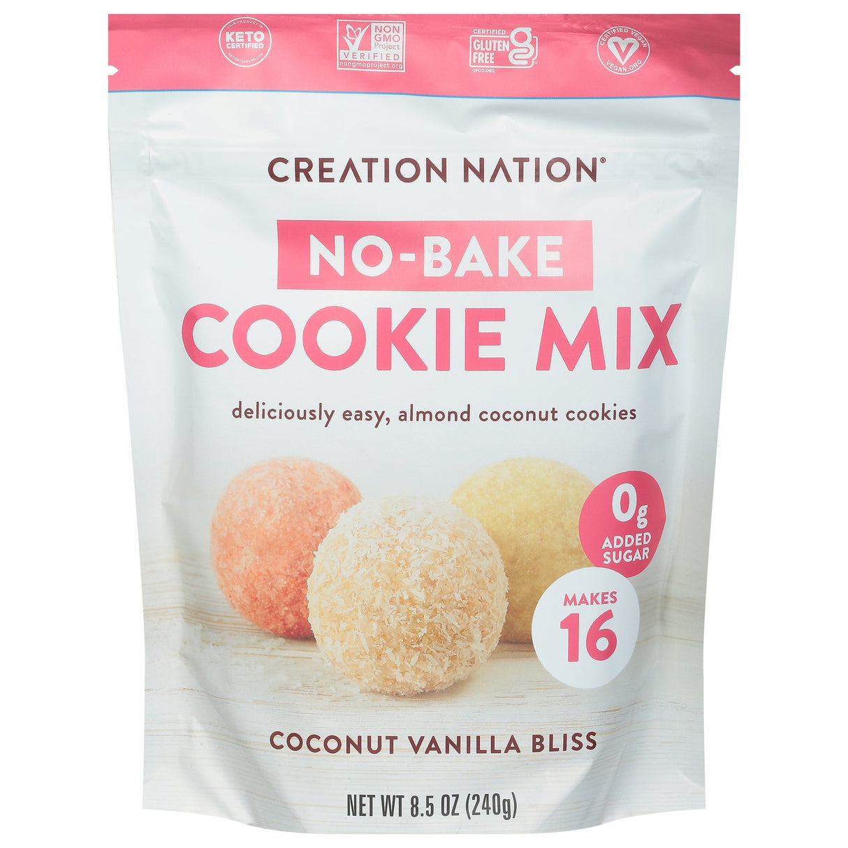 Mix, Cookie, No-Bake, Coconut Vanilla,6 - 8.5 OUNCE