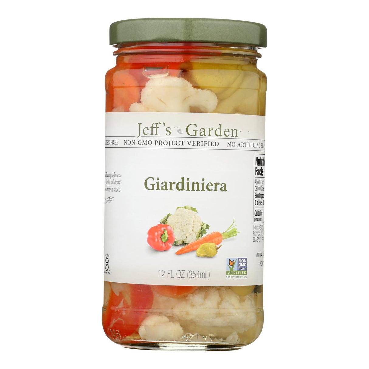 Giardiniera, Glass,6 - 12 FLUID