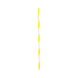 Cake Pop & Lolipop Stick, 6 x 0.16 Inch, Paper, Yellow Spirals,25 - 1 EACH
