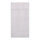 Napkins, Kangaroo, Luxenap, White, with Gray Threads, 15.75 x 15.75 Inch, Air Laid,40 - 1 EACH