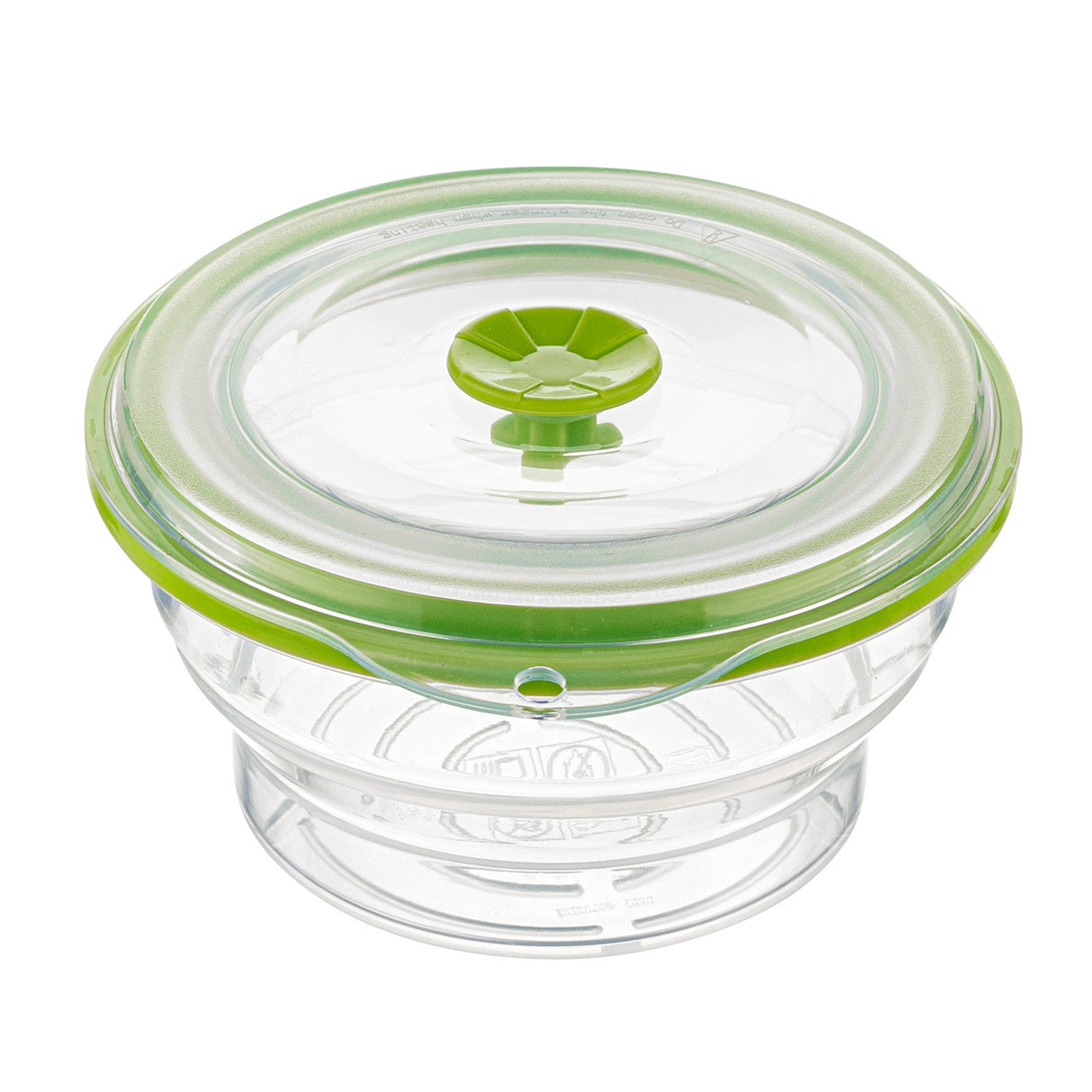 Containers, Food Storage, Fresh Hero 16 Ounce, Collapsible Airtight, Green, Silicone, 5.75 x 5.75 x 2.75 Inch, includes Vented Lid,1 - 1 EACH