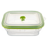 Containers, Food Storage, Fresh Hero 51 Ounce, Collapsible Airtight, Green, Silicone, 9.25 x 7 x 3 Inch, includes Vented Lid,1 - 1 EACH