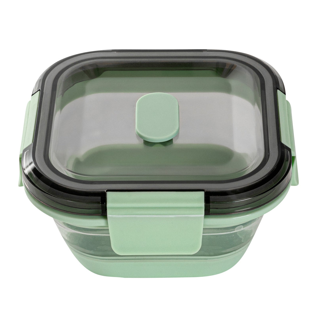 Containers, Food Storage, Fresh Hero 17 Ounce, Collapsible Airtight, Green, Plastic, 5.50 x 5.50 x 2.75 Inch, includes Vented Lid,1 - 1 EACH