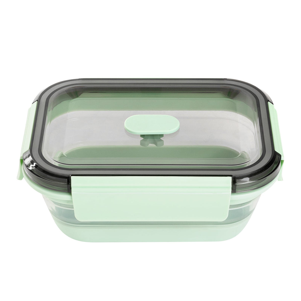 Containers, Food Storage, Fresh Hero 27 Ounce, Collapsible Airtight, Green, Plastic, 7.25 x 5.50 x 2.75 Inch, includes Vented Lid,1 - 1 EACH