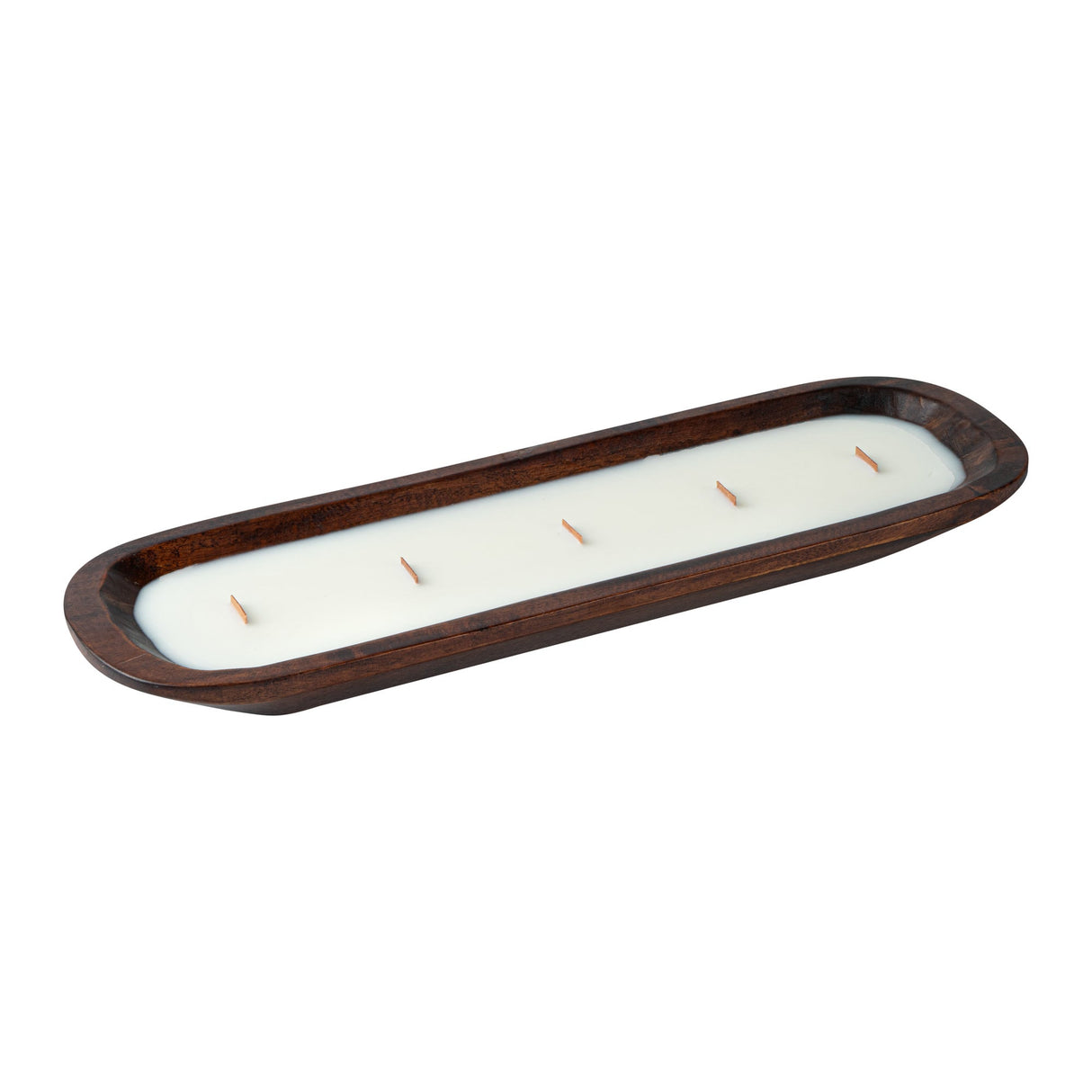 Candle, Dough Bowl, Coco Casa, Vanilla, Wood, 17.75 x 5.50 x 2 Inch,1 - 1 EACH